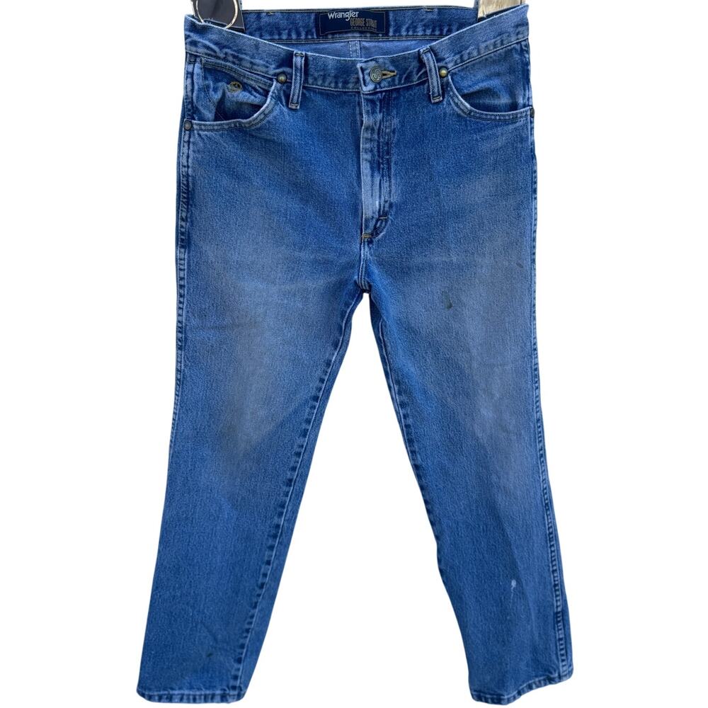 Vintage 90's Wrangler Blue jeans | Texas | W31 L30 Classic Straight 100% cotton